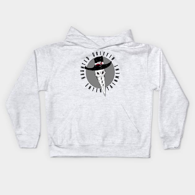 Haunted Griffin Entertainment Logo Kids Hoodie by hauntedgriffin